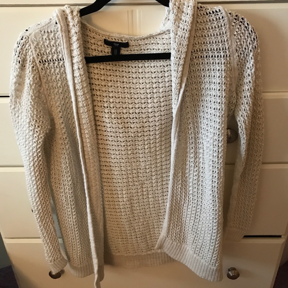 Hooded cardigan